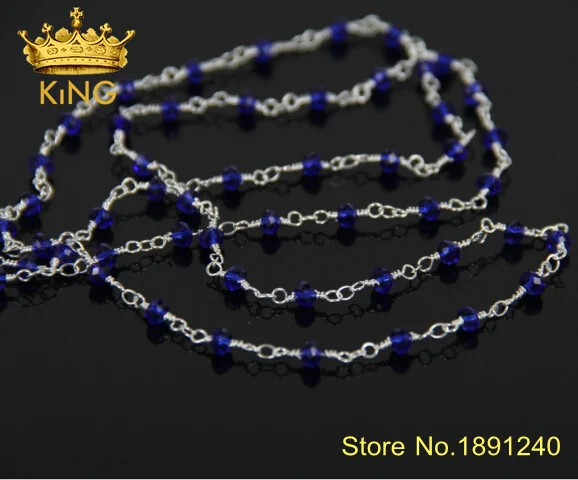 Оптовая продажа! Проволочные бусины цепочки бисер кристаллы граненые