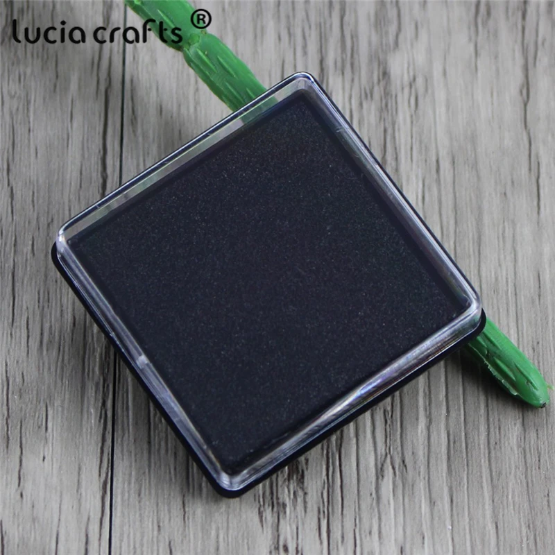Lucia crafts 4*4 см чернильный коврик для рукоделия чернильные подушечки к основанию масляные резиновые штампы ткани скрапбук отпечаток пальца прокладка для печати I1106