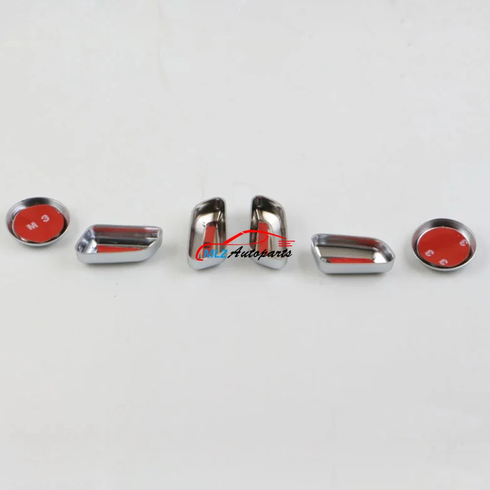 Car Front Seat Side Adjustment Button Knob Decoration Cover Trim 6PCS For Audi A4 B9 8W 2017 | Автомобили и мотоциклы