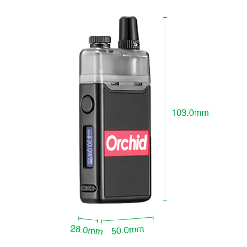 BigSale оригинальная Орхидея vape Pod Kit 950 мАч battery 3 мл емкость catridge для MTL электронная