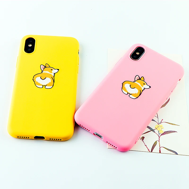 Чехлы для мобильных телефонов IPhone 6s 7 8 Plus X XS MAX XR Забавный Милый Мягкий