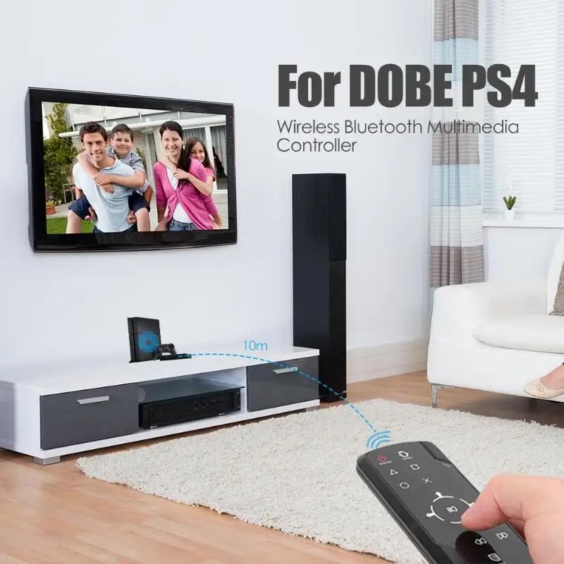 Bluetooth беспроводной пульт дистанционного управления для PS4 пульт дистанционного управления Портативный Мультимедийный пульт управления для Playstation 4 консоль Bluetooth пульт управления