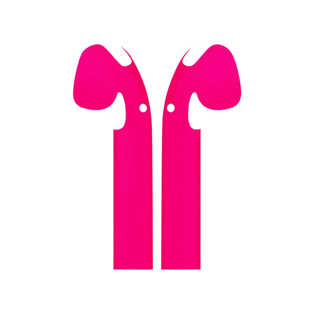 Hot Pink Однотонная дизайнерская виниловая пленка для Apple AirPods Skins защитная пленка s Наклейка на весь корпус наклейка 3M Водонепроницаемая пленка с защитой от царапин - Цвет: Hot Pink