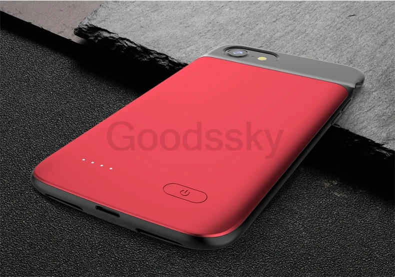 Для iPhone 6 6s 7 8 Plus чехол для зарядного устройства для iPhone X XS Max XR тонкий силиконовый резервный блок питания зарядное устройство задняя крышка аудио