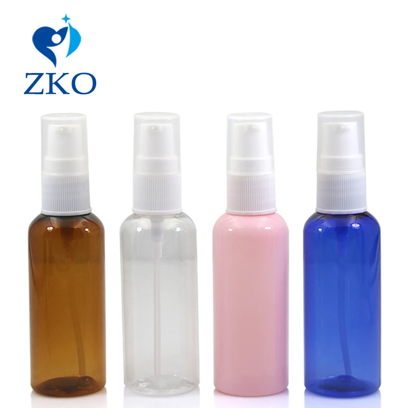 

500pcs 50ml plastic bottle lotion pump manufacture Free Shipping refillable bottle