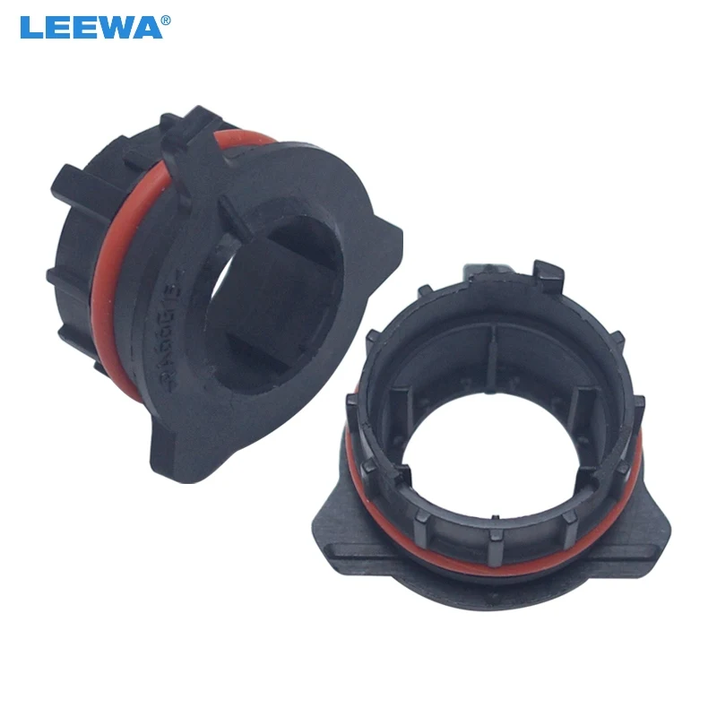 

FEELDO 10pcs H7 LED Headlight Bulb Base Holders For Benz SLK BMW E39 1/5 Series E60 520 LED light Clip Retainer Clip Adapter