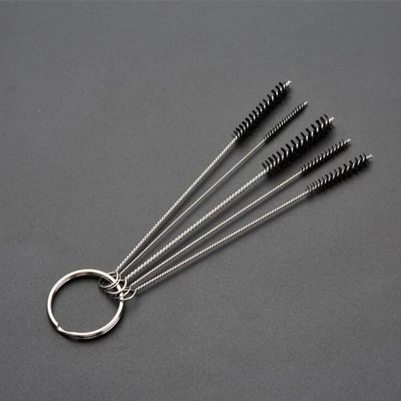 Портативные Кисти для макияжа 5 шт. многофункциональные чистящие иглы рта набор