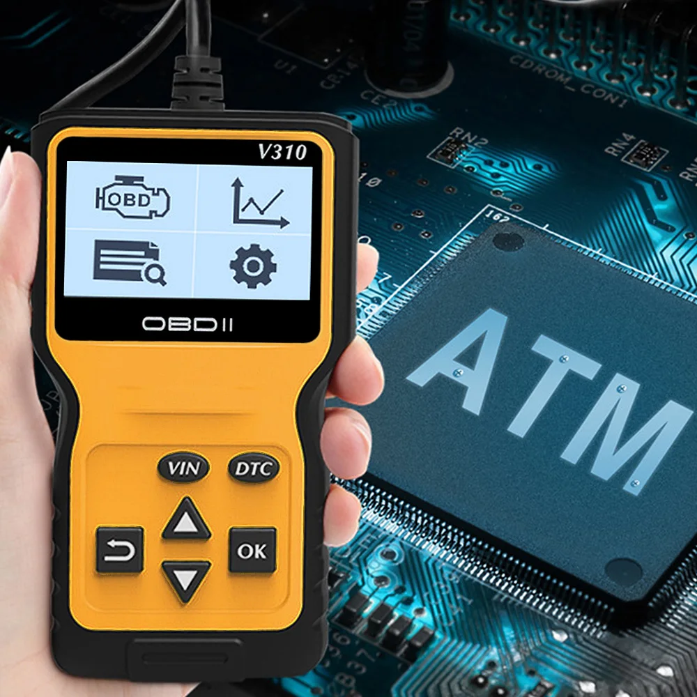 Считыватель кодов ошибок V310 OBD сканер OBDII/EOBD считывание DTC 2 OBD2 автомобильный