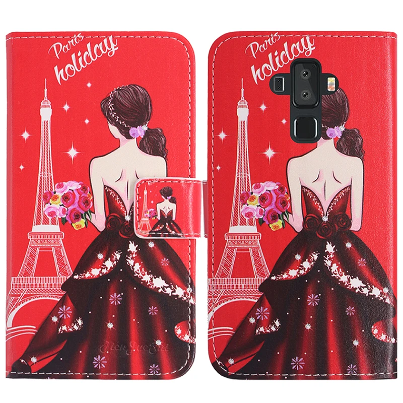TienJueShi модный дизайн флип книжка защитный кожаный чехол кошелек для Vernee v2 pro 5 99