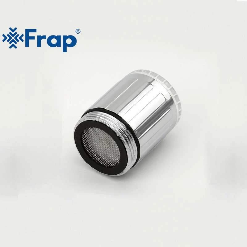 FRAP кран аэратор кухонный хромированный кран аэратор диффузор светодиодный смеситель для воды кран соединитель кран адаптер раковина кран отверстие крышка