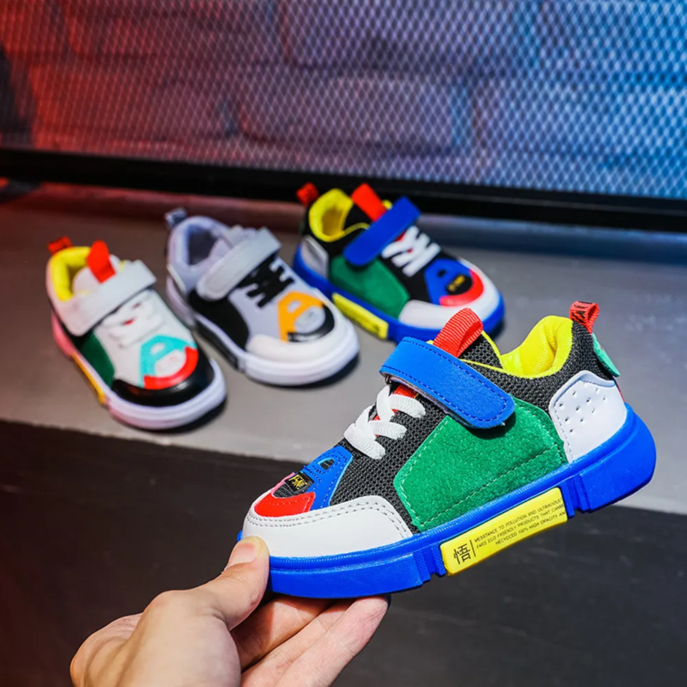 2018 Spring Autumn Baby Boy Girls Canvas Kids Shoes Children Flat With Casual Brand Sneakers Fashion Trainers | Детская одежда и