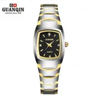 Бренд GUANQIN женские часы квадратные кварцевые женские часы для девочек 2021 роскошные женские часы из вольфрамовой стали с бриллиантами для женщин женские часы