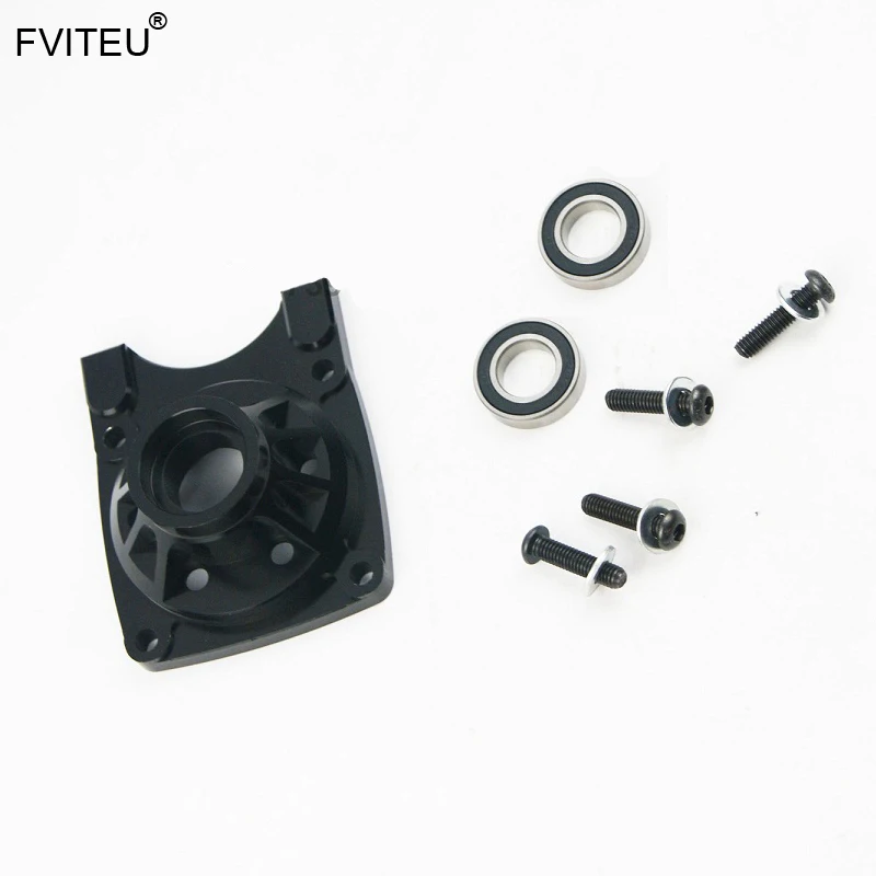 

FVITEU CNC Aluminum Clutch Bell Mount Carrier for Losi 5ive T Rovan LT King Motor x2