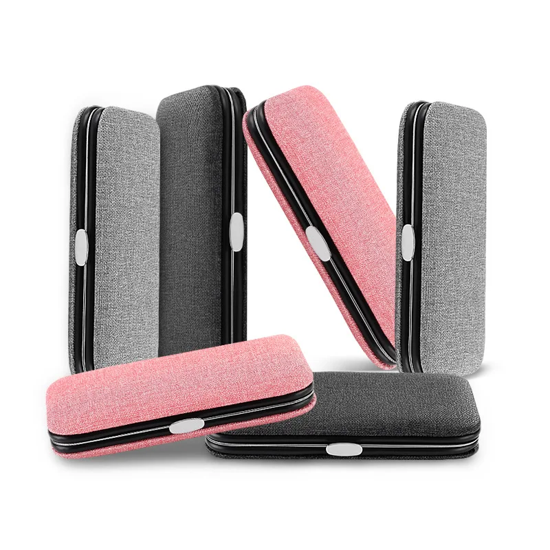 

8Pcs/Set Multifunction Nail Clippers Set Stainless Steel Black Pedicure Scissor Tweezer Manicure Set Kit Nail Art Tools