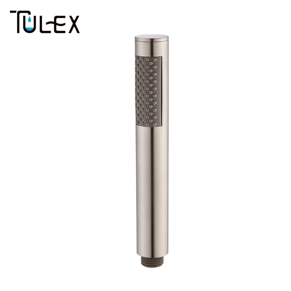 TULEX насадка для душа из нержавеющей стали, распылитель для ванной комнаты, водосберегающий ручной душ, одна функция, аксессуары для ванной комнаты - Цвет: Белый