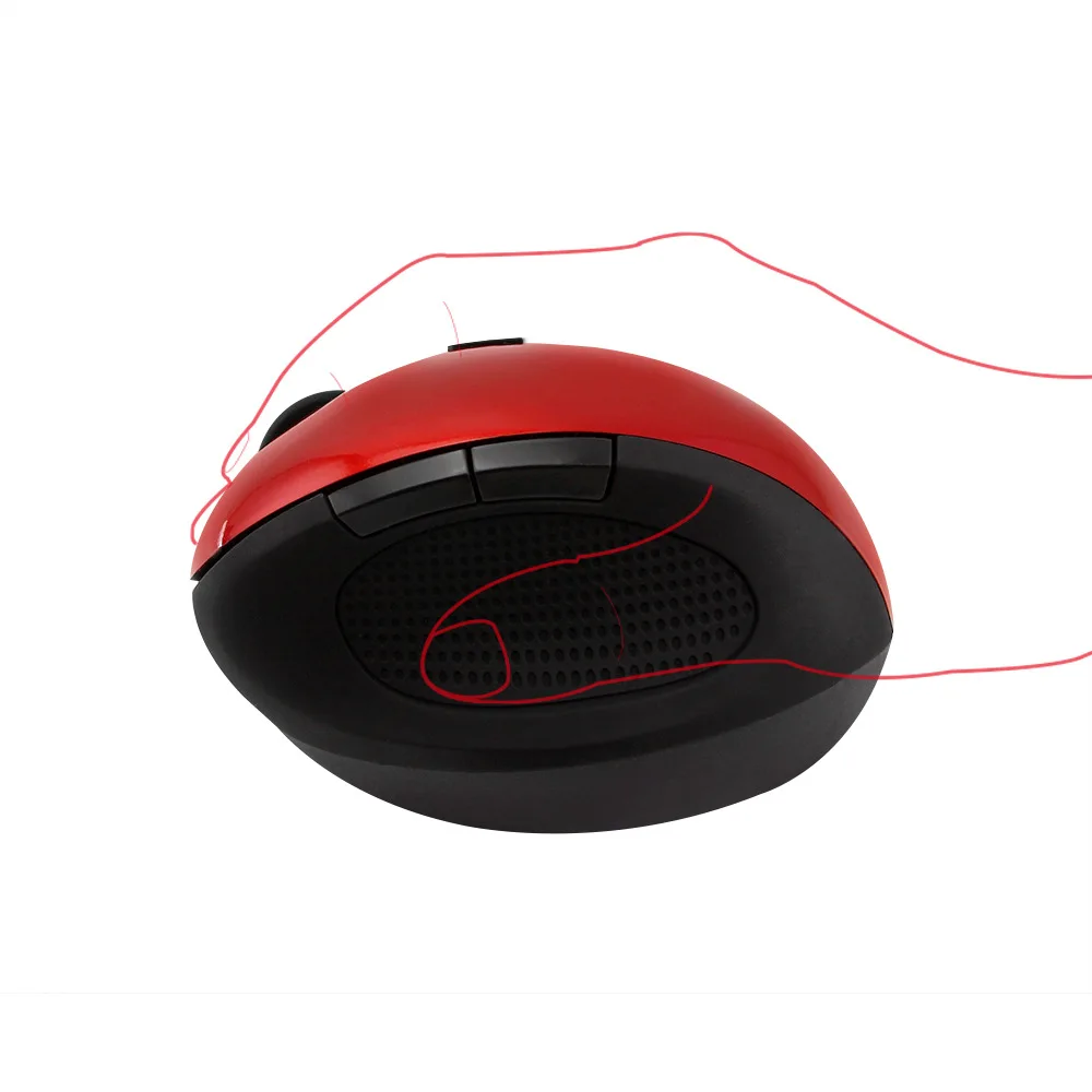 2019 New 2.4G Optical Wireless Grip Vertical Mouse Ergonomic 1600DPI USB Interface For Office PC Laptop Peripheral Mice | Компьютеры и