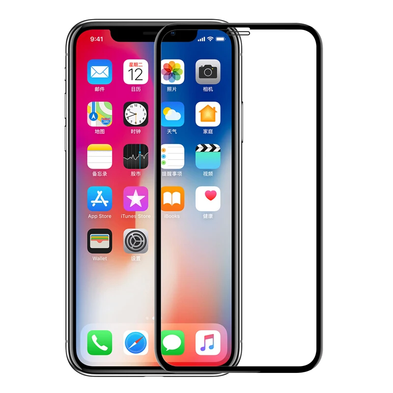 Закаленное стекло высокого качества для iphone X 5 6/6s 6 Plus 7 8 защита экрана закаленное