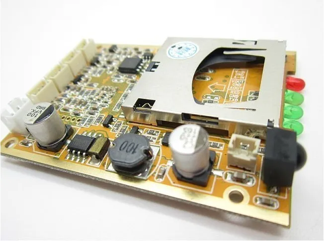 Горячая Распродажа 1ch DVR плата Автомобильный видеорегистратор разрешение D1 ИК