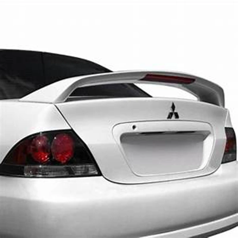 Для mitsubishi Lancer спойлер 2005-2009 Высокое качество абс материал заднее крыло праймер цвет задний спойлер для mitsubishi LANCER