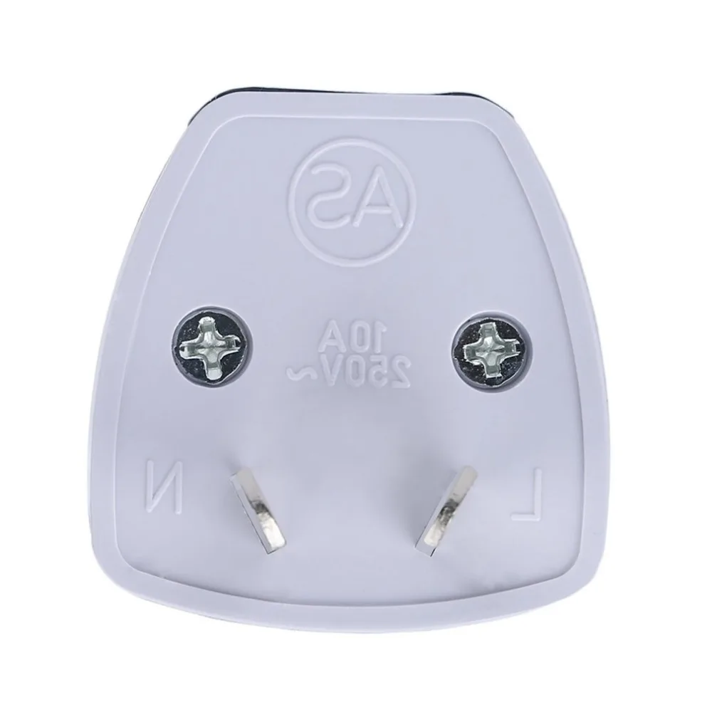 2-контактный Универсальный адаптер для путешествий Австралии/Новой Зеландии 250В