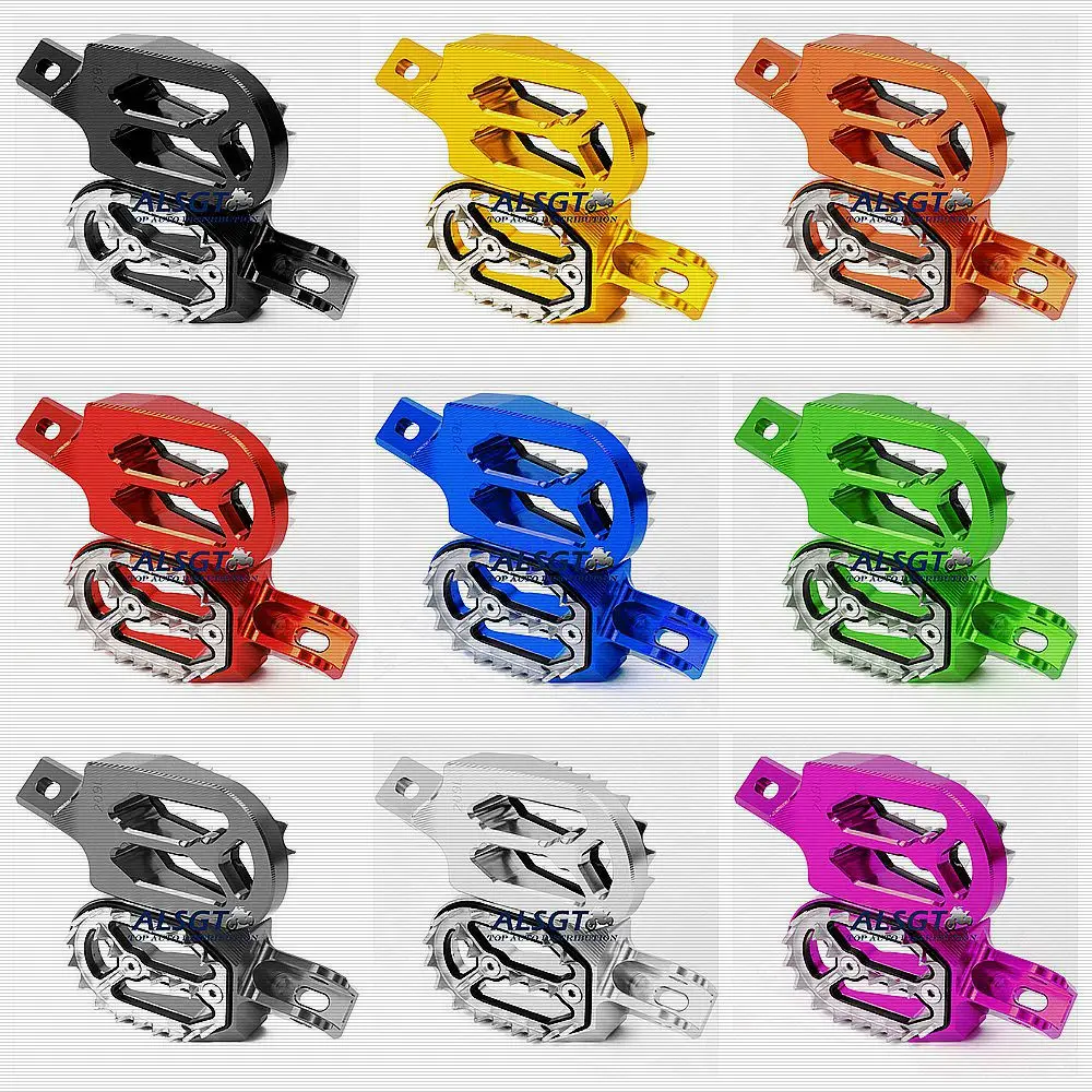 

For Sherco SE250 SE450 SE510 SE 250 450 510 Footrests Foot Stakes Footpegs Sharp Teeth CNC Dirt Bike Moto Race Part Pedal