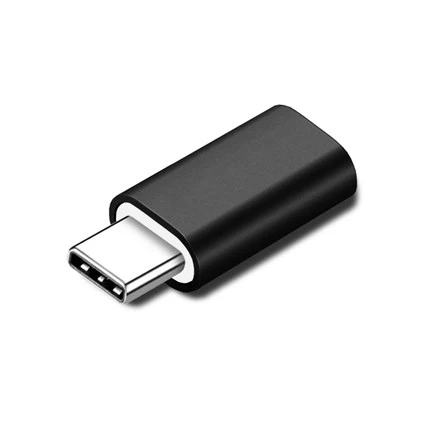 Black Кабель-адаптер для зарядного устройства Lightning с разъемом «Мама-USB-C» type-C для samsung S8 huawei P9 P10 Xiaomi 6 Mix Letv Smart Phone - Цвет: Black