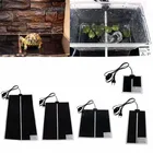 Подогреватель домашних животных с регулируемой температурой, 220-240 В, евровилка, кровать для амфибий, коврик jun13