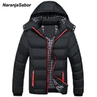 Мужское толстое пальто с капюшоном NaranjaSabor, теплая дышащая парка, брендовая одежда для зимы 2020, 5XL, N606