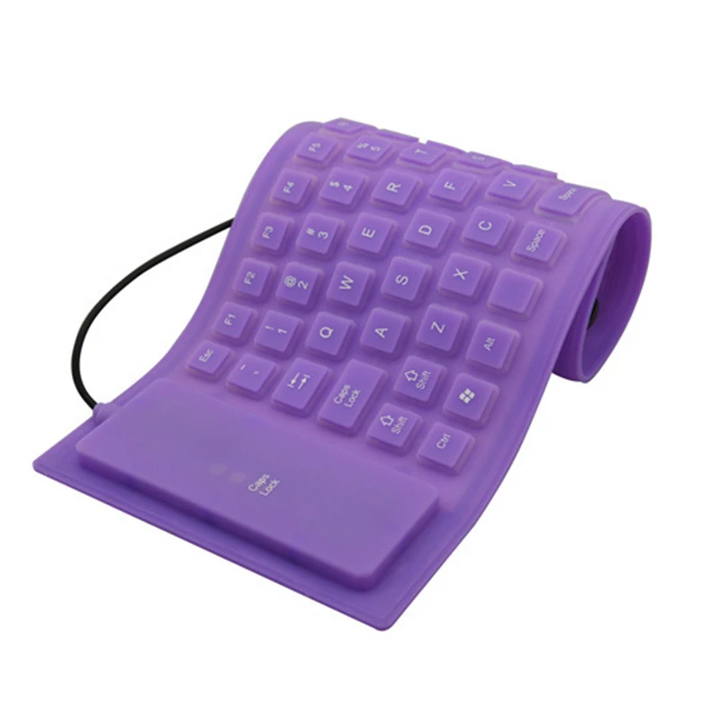 85 Ключи провод USB Интерфейс кремния Клавиатура Teclado Водонепроницаемый для