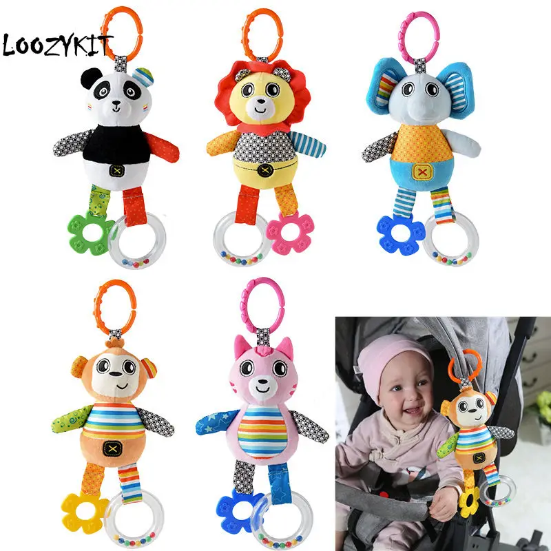 Детские погремушки Loozykit хлопковые аксессуары для коляски подвесная плюшевая