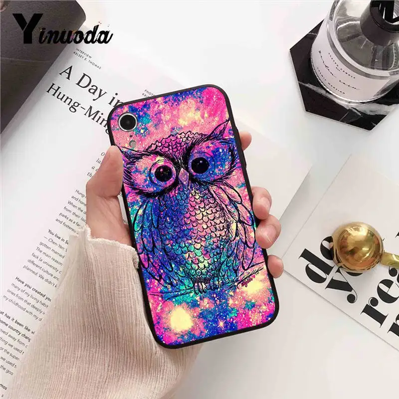 Yinuoda Сова и Ловец снов Splendid аксессуары для телефонов Чехол для iPhone 7 6X8 6s Plus 5S SE XR XS MAX11 11pro 11promax