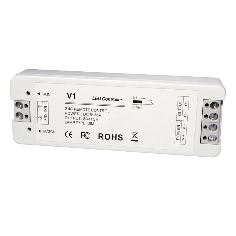 Новые светодиодные ленты Диммер контроллер 12V RF Беспроводной дистанционного DC5V