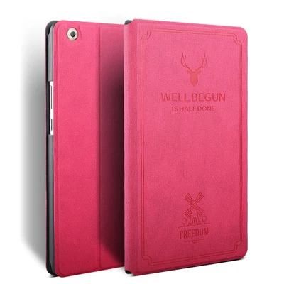 rose red Кожаный смарт-чехол в стиле ретро для huawei MediaPad M5 10,8 CMR-AL09 CMR-W09/10 Pro CMR-W19 Авто Пробуждение спящий Стенд откидная крышка пленка+ ручка - Цвет: rose red