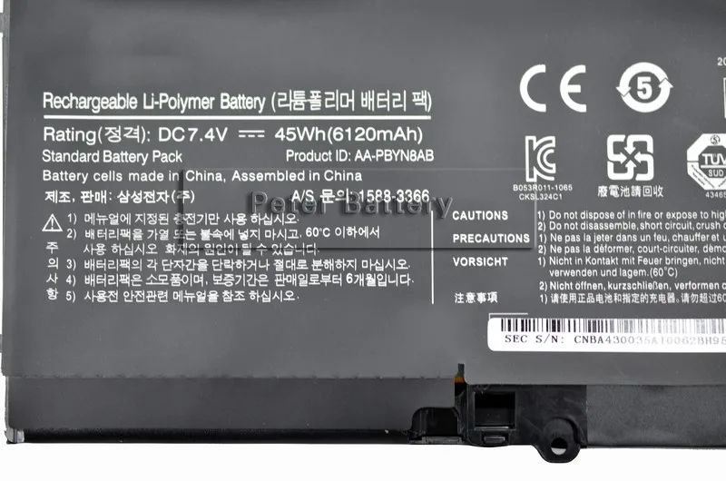 Оригинальный аккумулятор JIGU для ноутбука SAMSUNG NP530U4B 530U4B 530U4C 535U4C 7 4 В 45 Вт/ч с