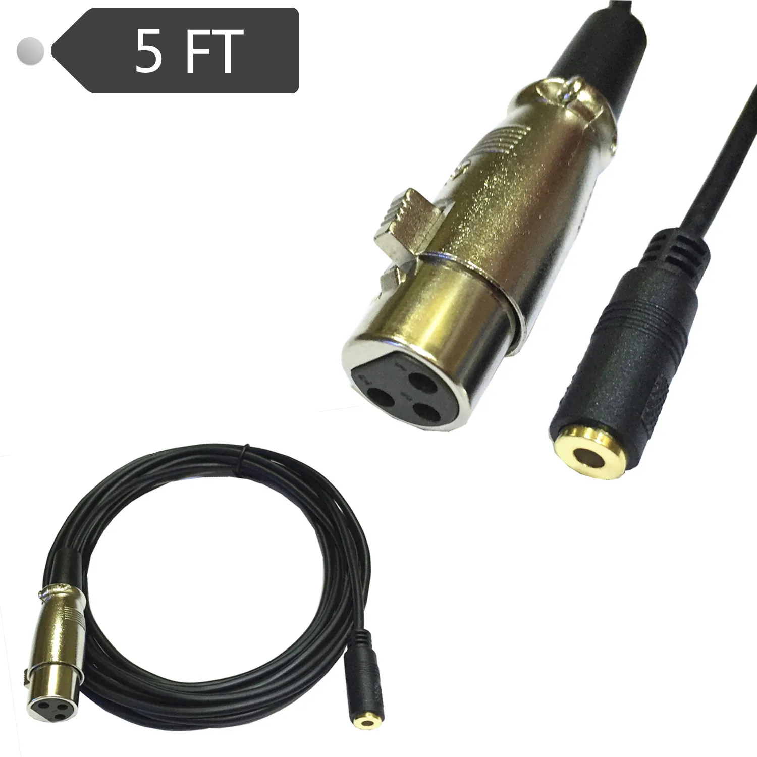 Микрофонный кабель/3 5 терне 5D2/3 мм очередь XLR/Мать карты пушки линии 1