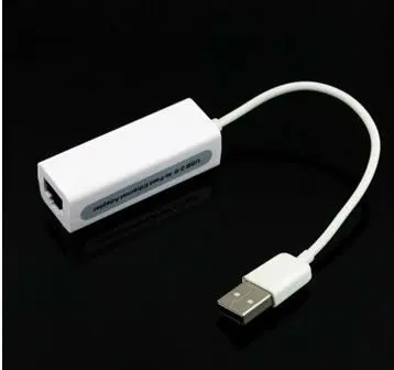 White USB 2.0 Male To Ethernet RJ45 Female Network LAN Cable Adapter 10/100Mbps | Компьютеры и офис