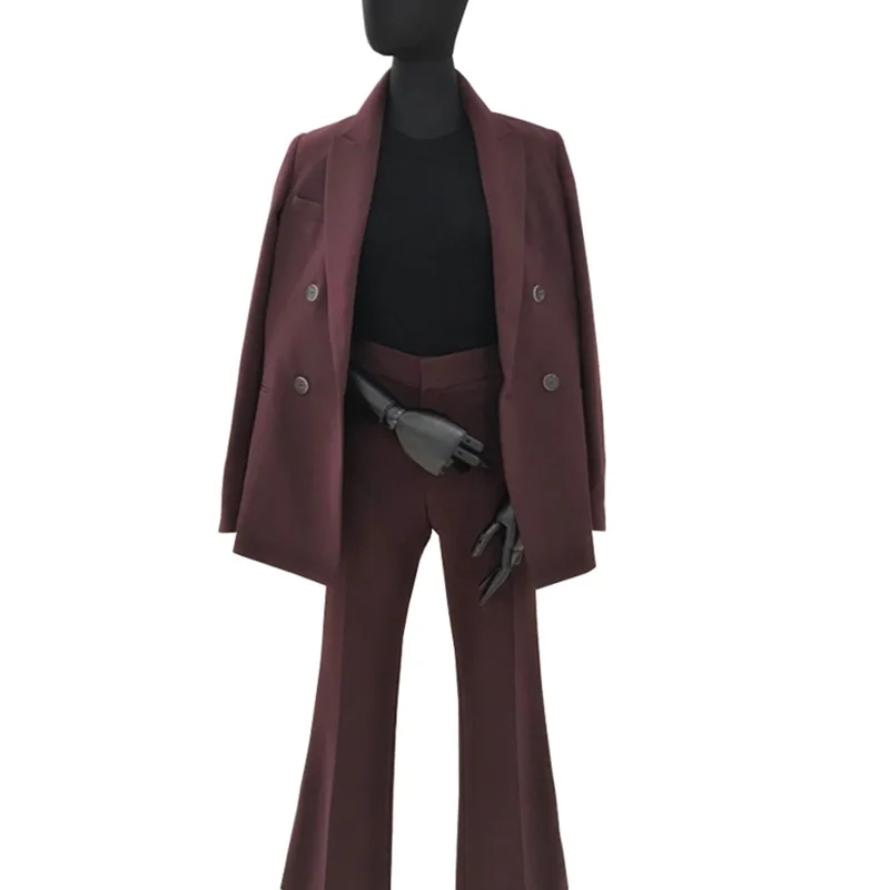 Осенний брендовый костюм в европейском и американском стиле новый модный тонкий