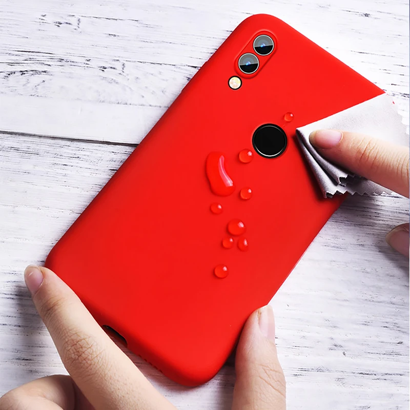 Оригинальный чехол FCOWB для huawei honor 8x жидкий силиконовый мягкий Роскошный 9 8 lite