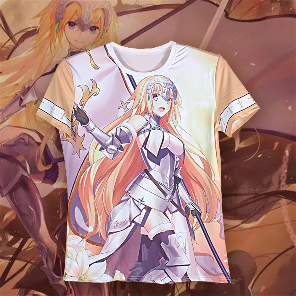 Косплей Fate/stay night 3D Футболка с принтом Altria Pendragon компрессионная дышащая