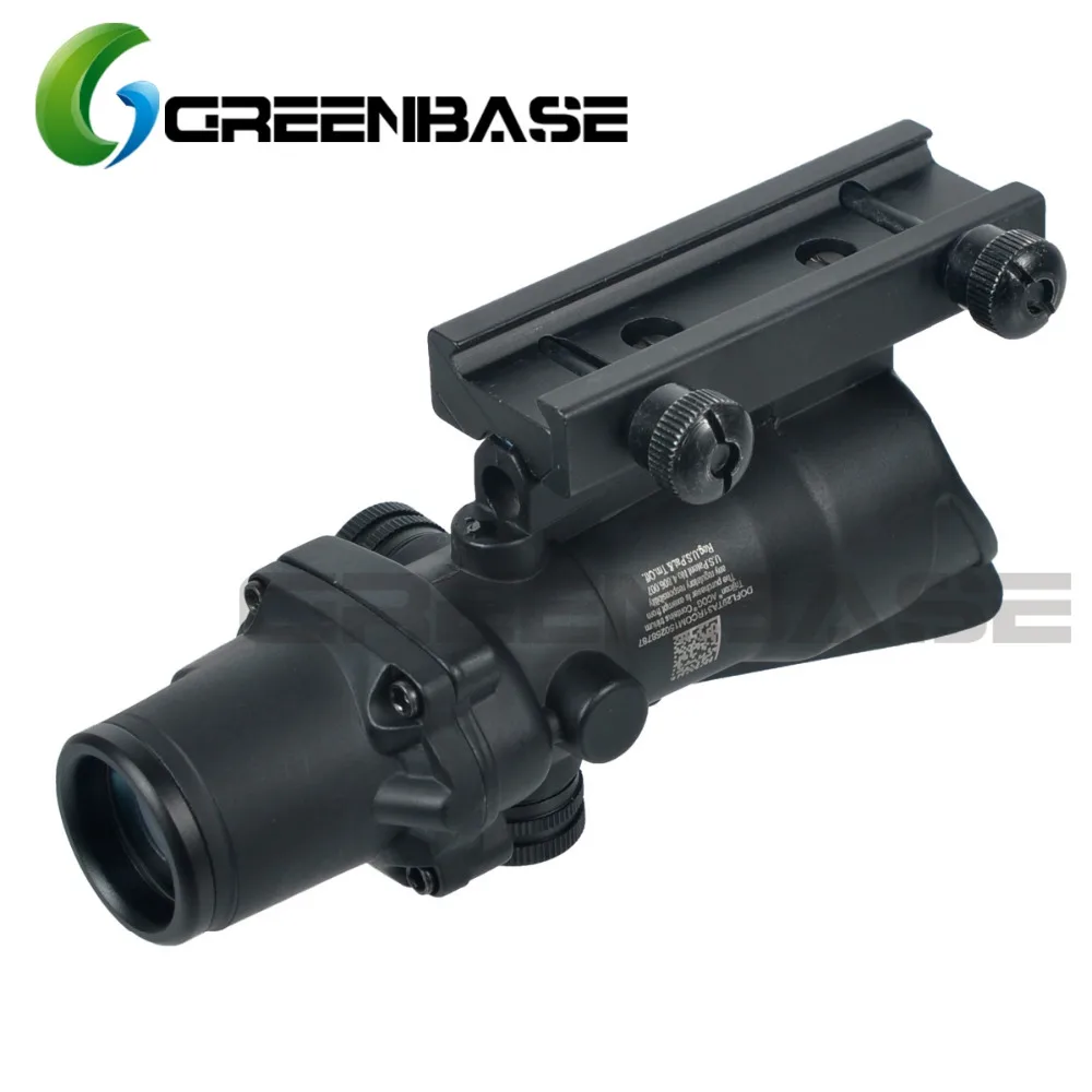 Тактический охотничий прицел Greenbase ACOG шеврон сетка 4X32 оптика из настоящего