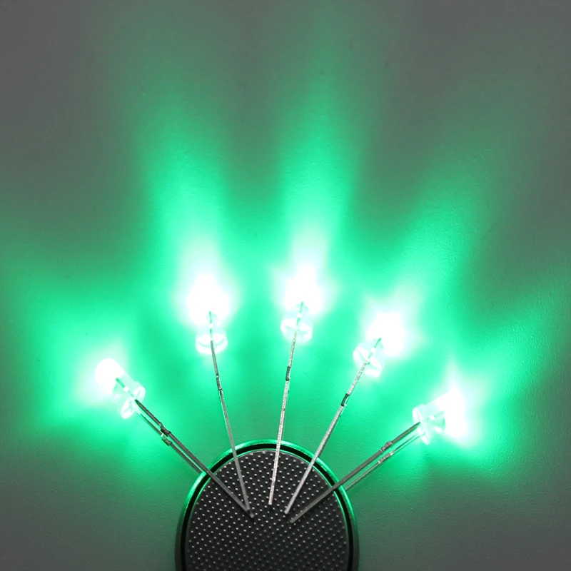 Светодиодный светильник 100 шт. 3 мм|set led|set diyset red |
