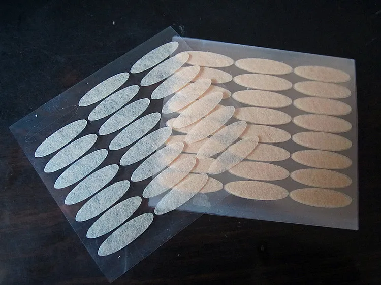 240 шт./лот размер М бумага в полоску телесный макияж подводка для глаз лента век