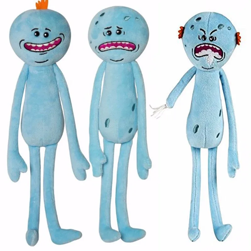 25 см 3 вида стилей счастливый печальный Angry Meeseeks Мягкие плюшевые игрушки куклы для