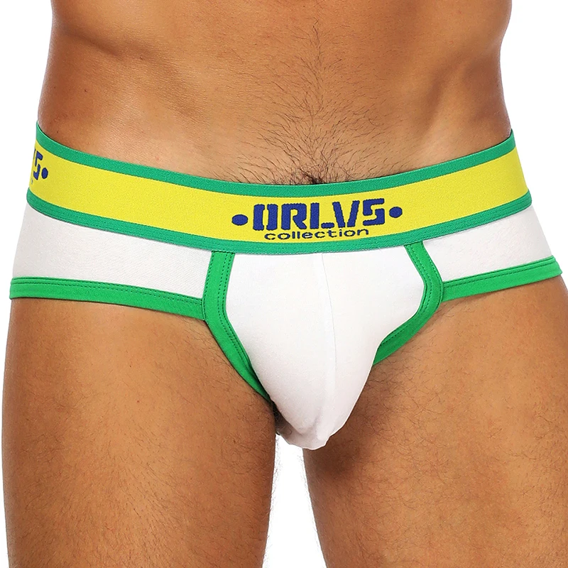 Бренд ORLVS мужское нижнее белье сексуальные мужские трусы дышащие Cueca удобные