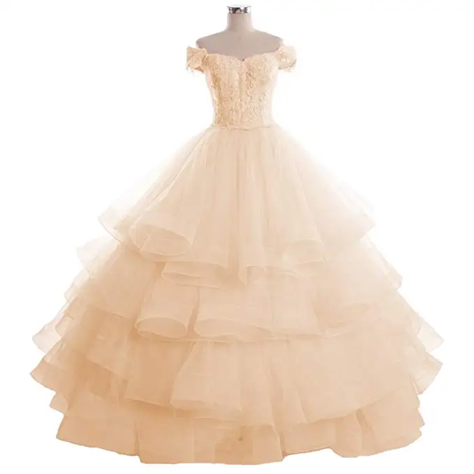 ANGELSBRIDEP новое бальное платье платья для Quinceanera 2021 милое длинное 16 Кружевная
