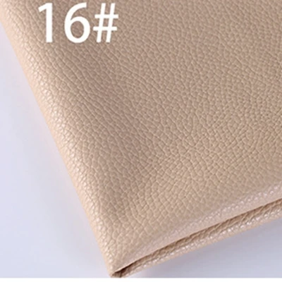 1 piese 50cmx137cm16 QUANFANG сплошной цвет искусственная кожа диван ткань из искусственной кожи искусственная тисненая кожа, искусственная кожа ткань для шитья, полметра - Цвет: 1 piese 50cmx137cm16