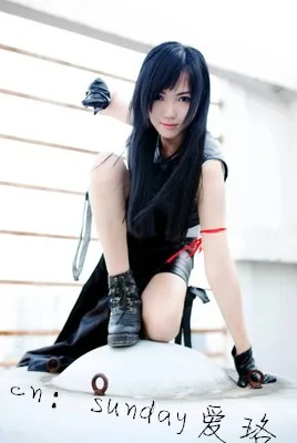 Финальная фантазия VII 7 Tifa Lockhart Косплей Боевая форма костюм женские костюмы на