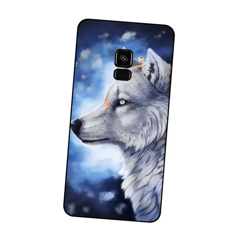 N290 Прохладный хипстерский волк черный силиконовый чехол для Samsung Galaxy J2 J3 J4 J5 J6 J7 J8