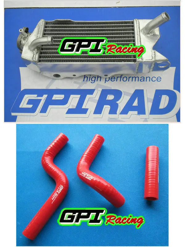 Алюминиевый радиатор и шланг для KAWASAKI KX80 KX85 KX100 1998-2013 2010 2012 2013 RH &amp LH GPI high-per |