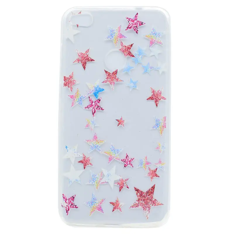 Мода Окрашенные Мягкие TPU Case For Huawei Nova 5.0 дюймов цветок Случаи Прозрачный